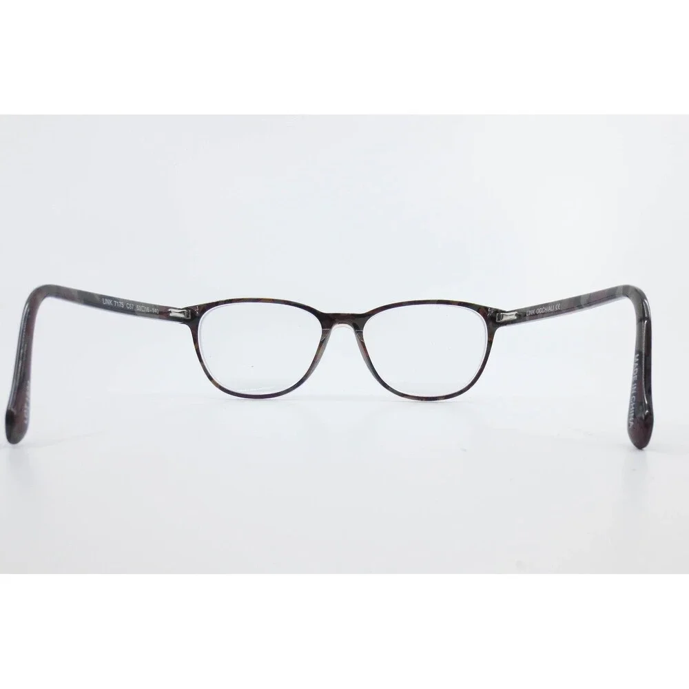 Link Occhiali 7175 C57 Camo Tortoise Oval Eyeglasses Frames 53-16-140